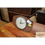 A retro Metamac mantel clock