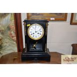 A 19th Century ebonised cased mantel clock by Japp