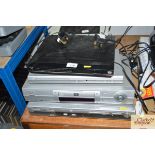 Four DVD players