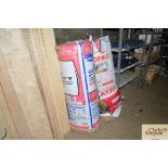 Two rolls of loft insulation