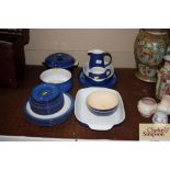 A quantity of Denby "Imperial Blue" dinnerware and