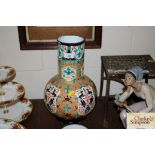 A large antique pottery vase by Bordeux Jules Viei