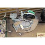 An Hitachi 110 volt chop saw