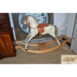 A large rocking horse