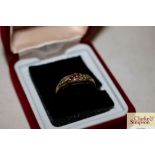A 9ct gold ring