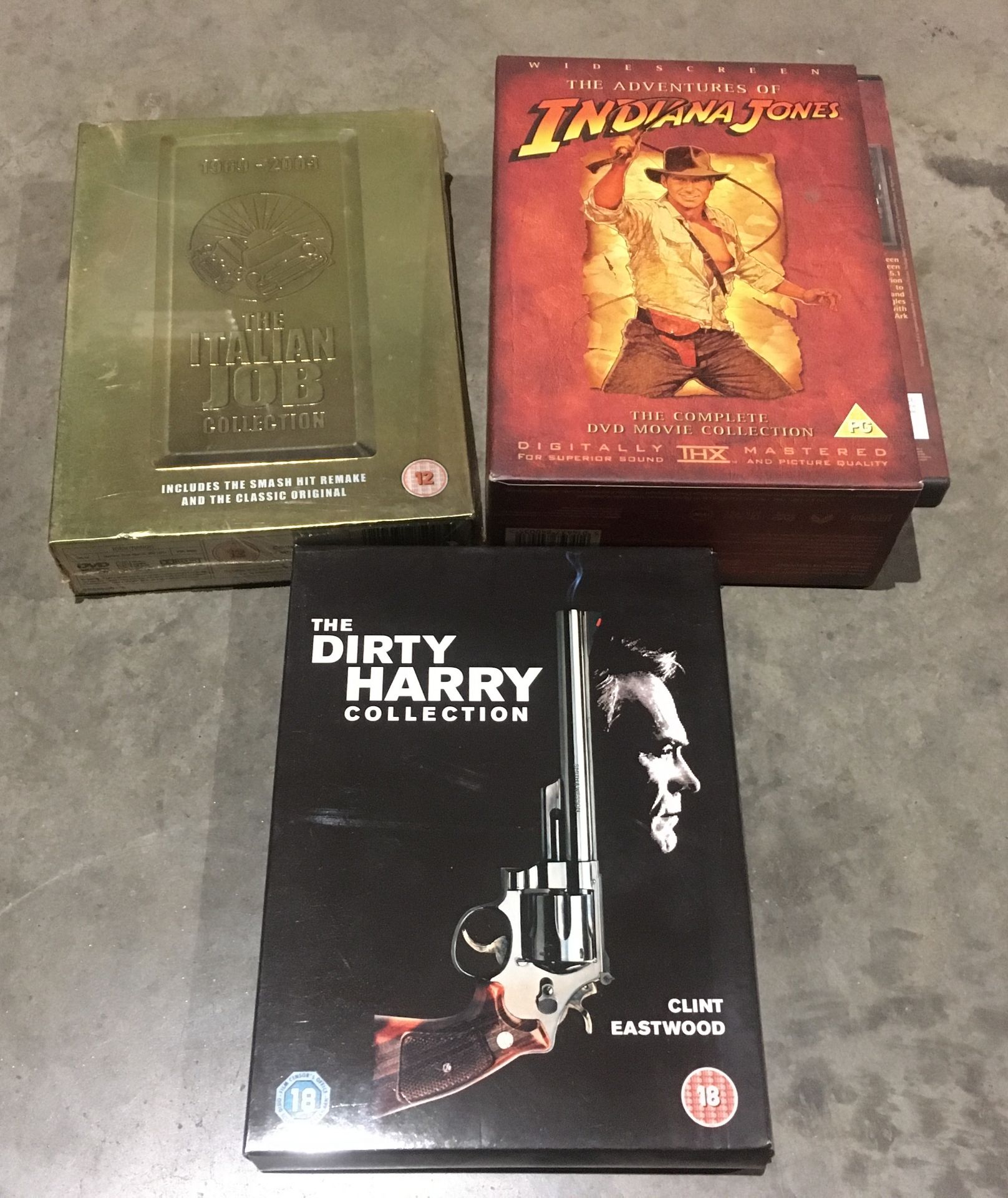 3 x DVD box sets - Dirty Harry,
