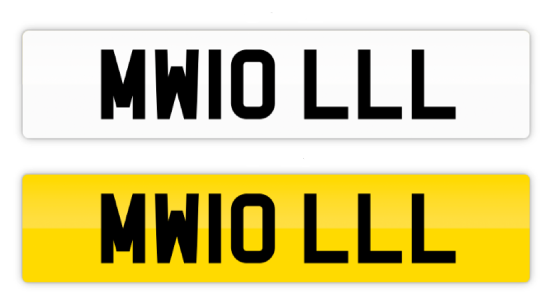 Cherished registration number MW10 LLL