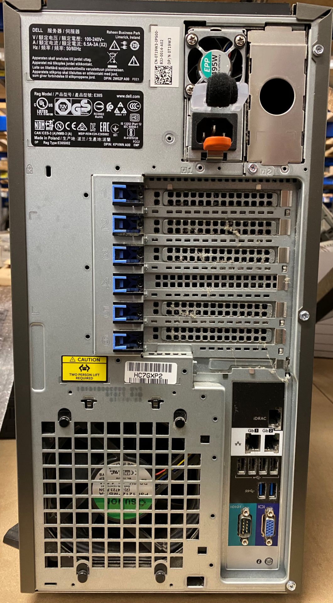 A Dell EMC Power Edge T440 server type E305002 complete with power lead (advised supplied new 2018) - Image 6 of 12