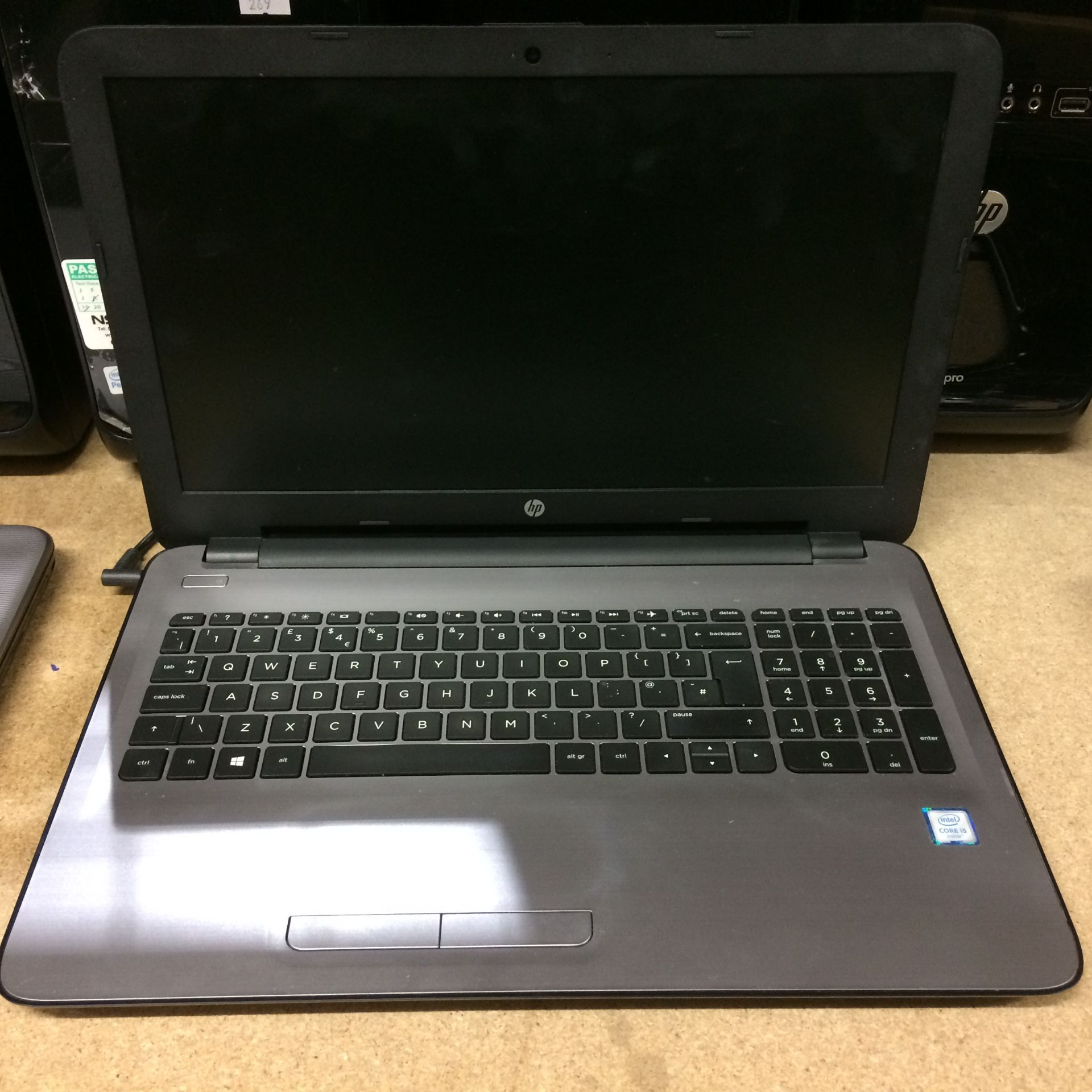 An HP 250 G5 Notebook computer serial no.