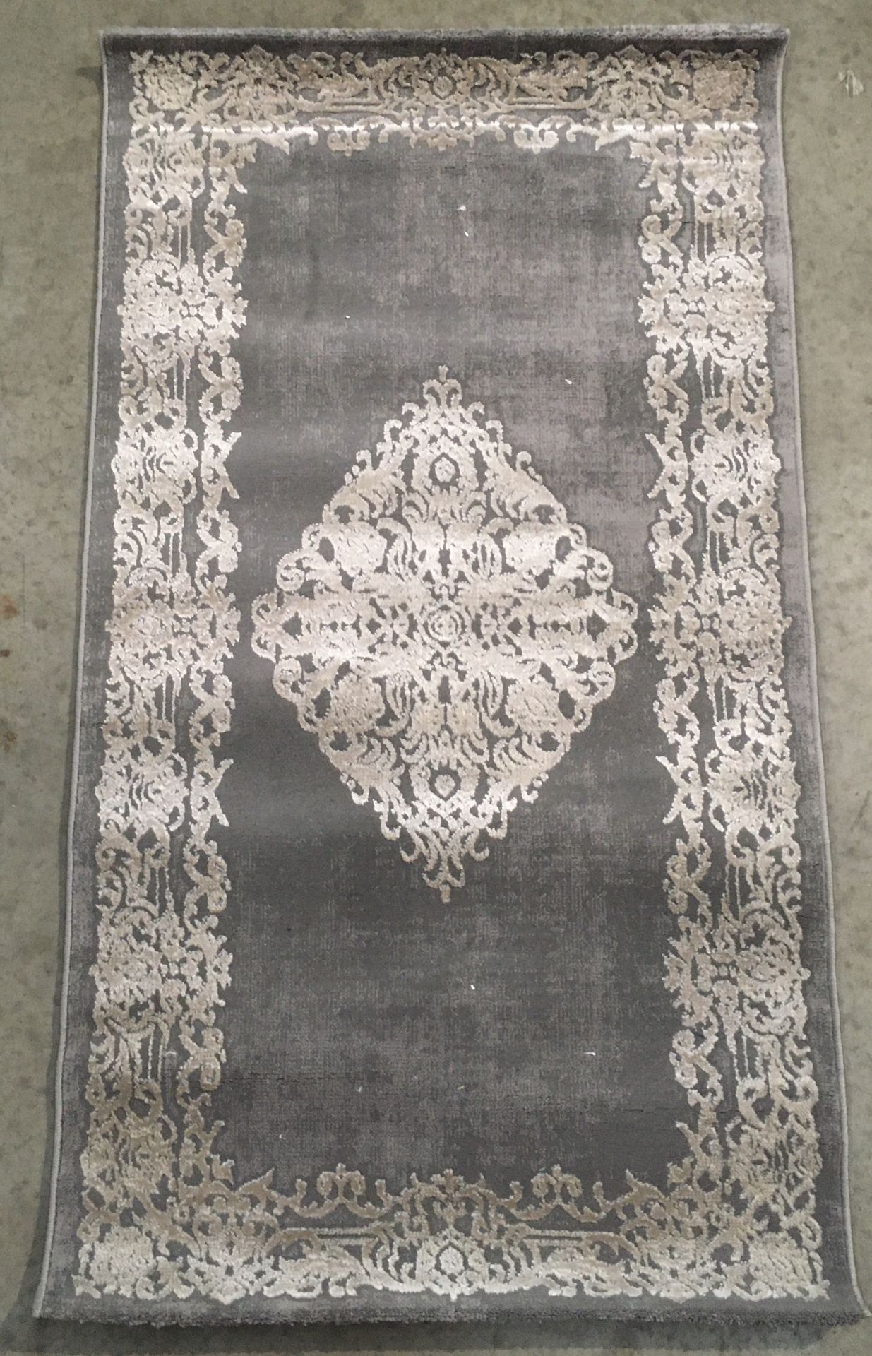 Three rugs - A Paco Home Therresa THE 020 grey rug - 80cm x 150cm,