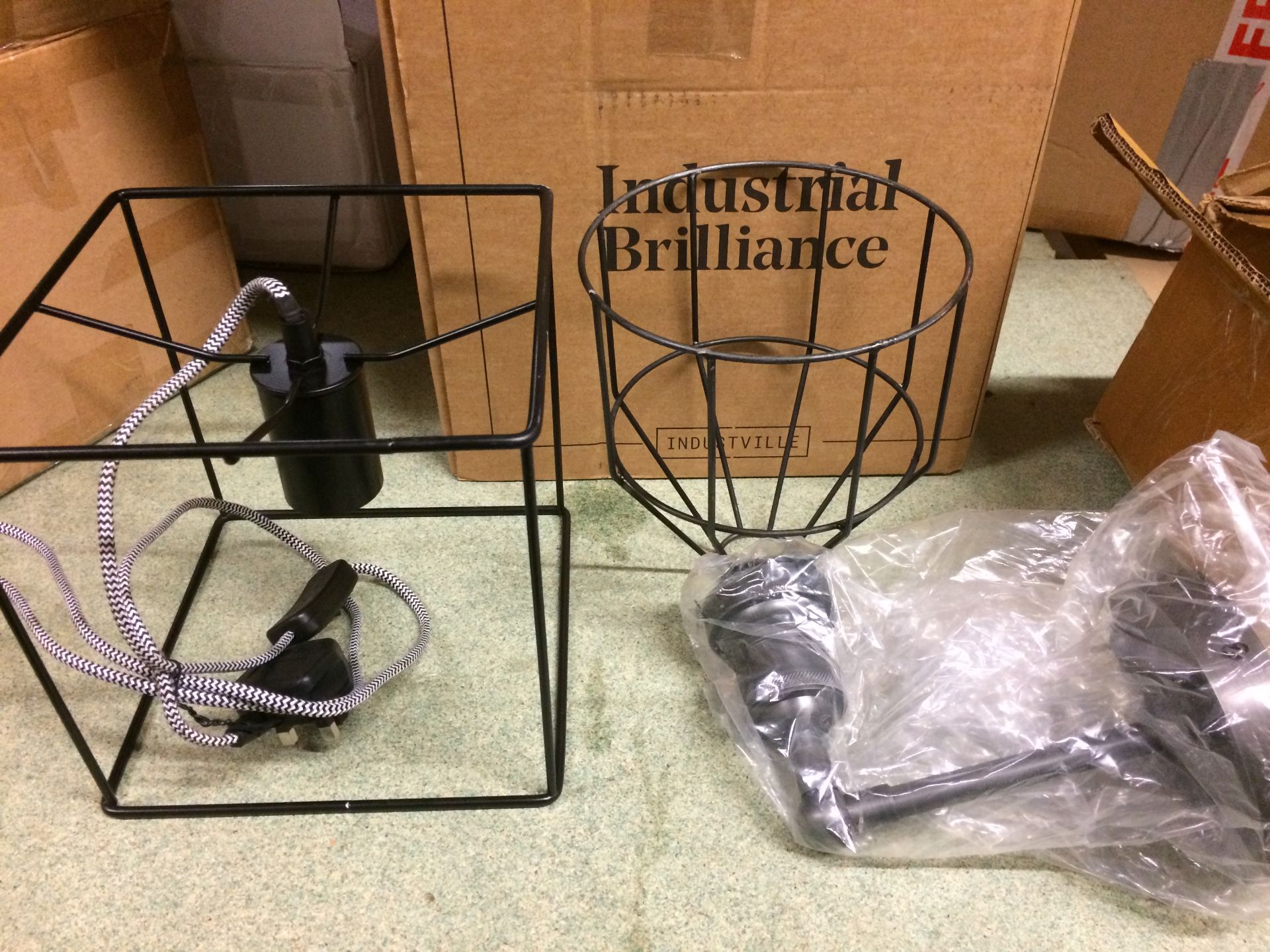 Industville Brooklyn Wire Cage 1-Light A