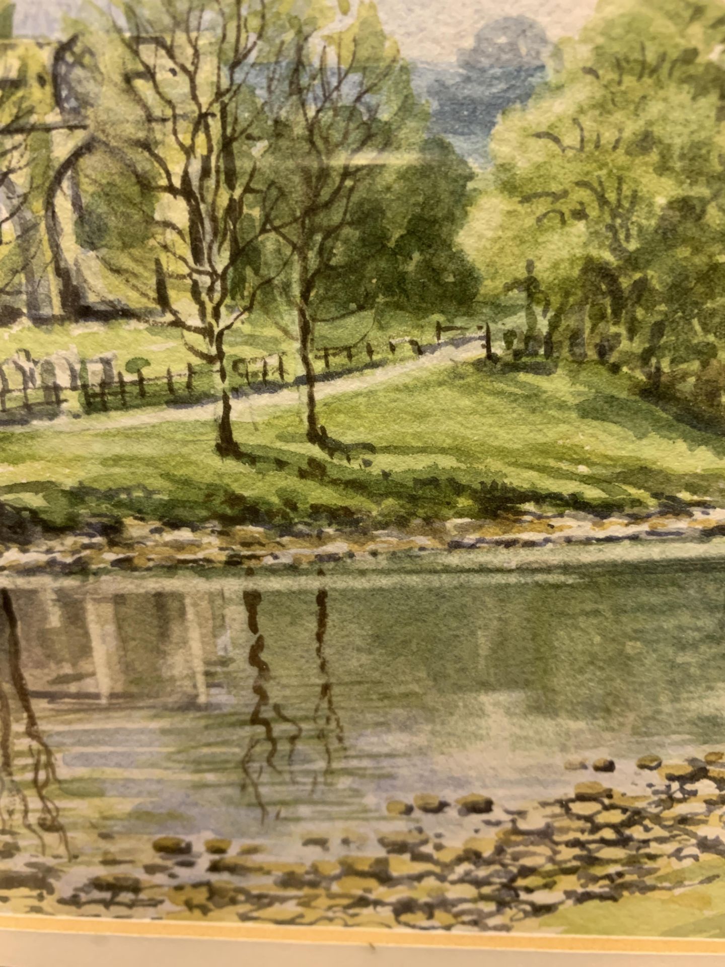 George H Griffiths 'Griff', framed watercolour, 'Bolton Abbey', - Image 6 of 7