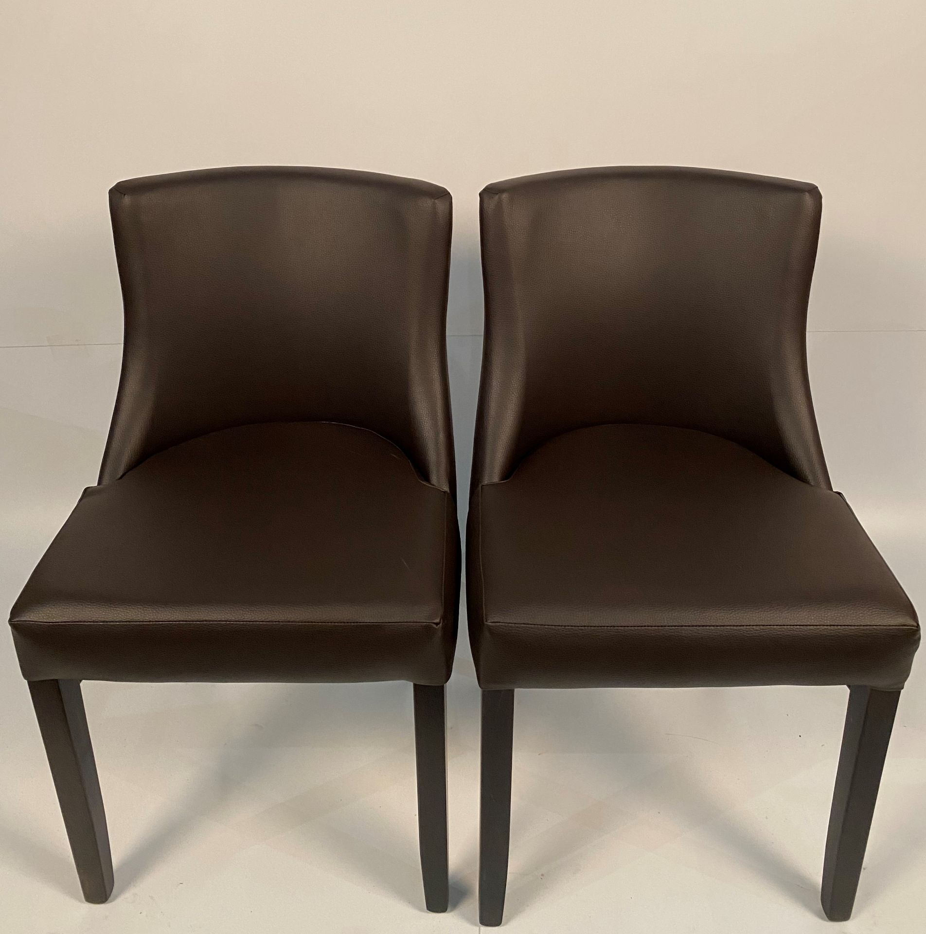 2 x Leona XL side chairs UNICA02