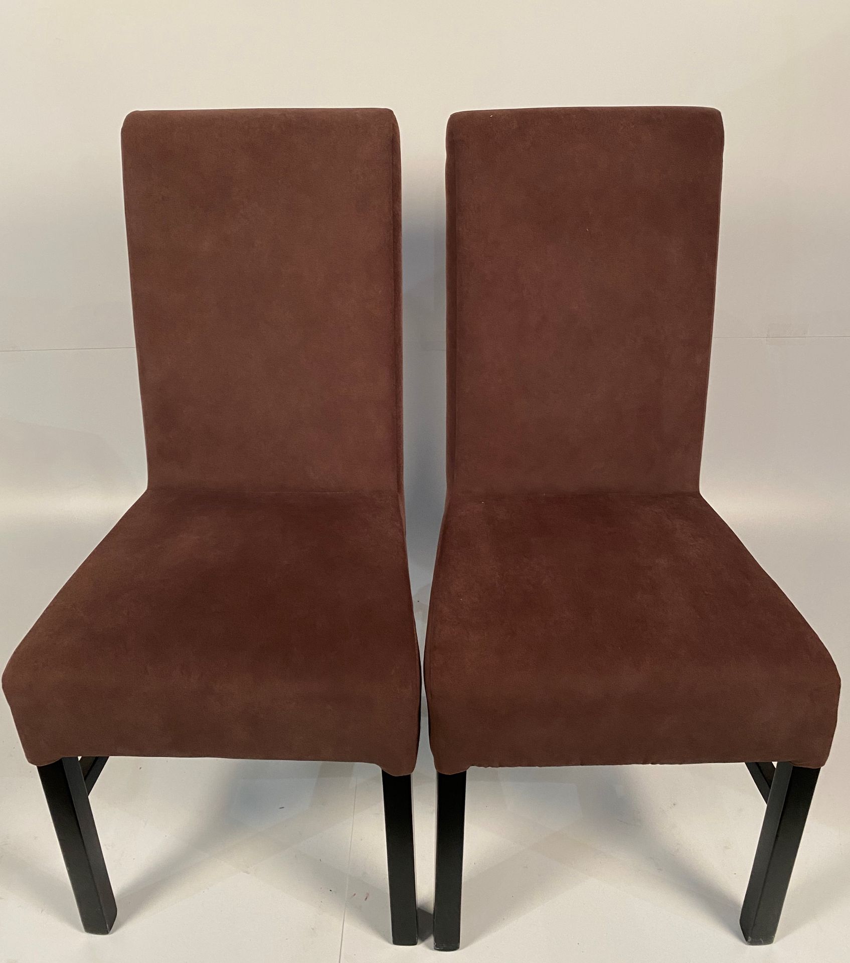2 x Classic Scroll Sunbury Nubuck Clod 1008 side/dining chairs
