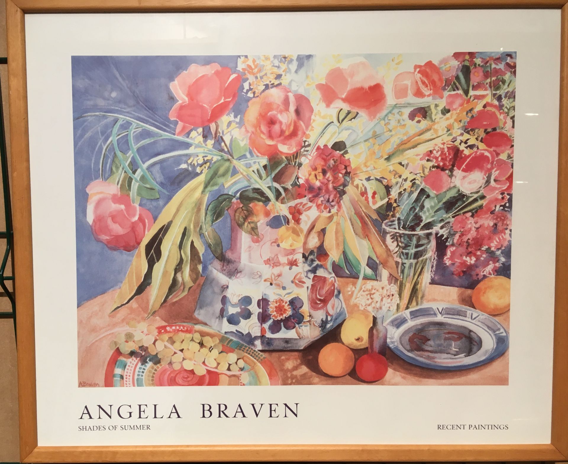 Angela Braven, framed print, 'Shadows Of Summer',