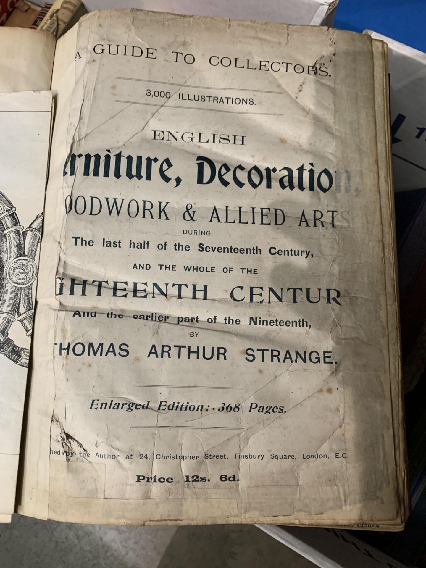 Contents to three boxes, various books on furniture, woodworking and metalwork, - Image 9 of 13