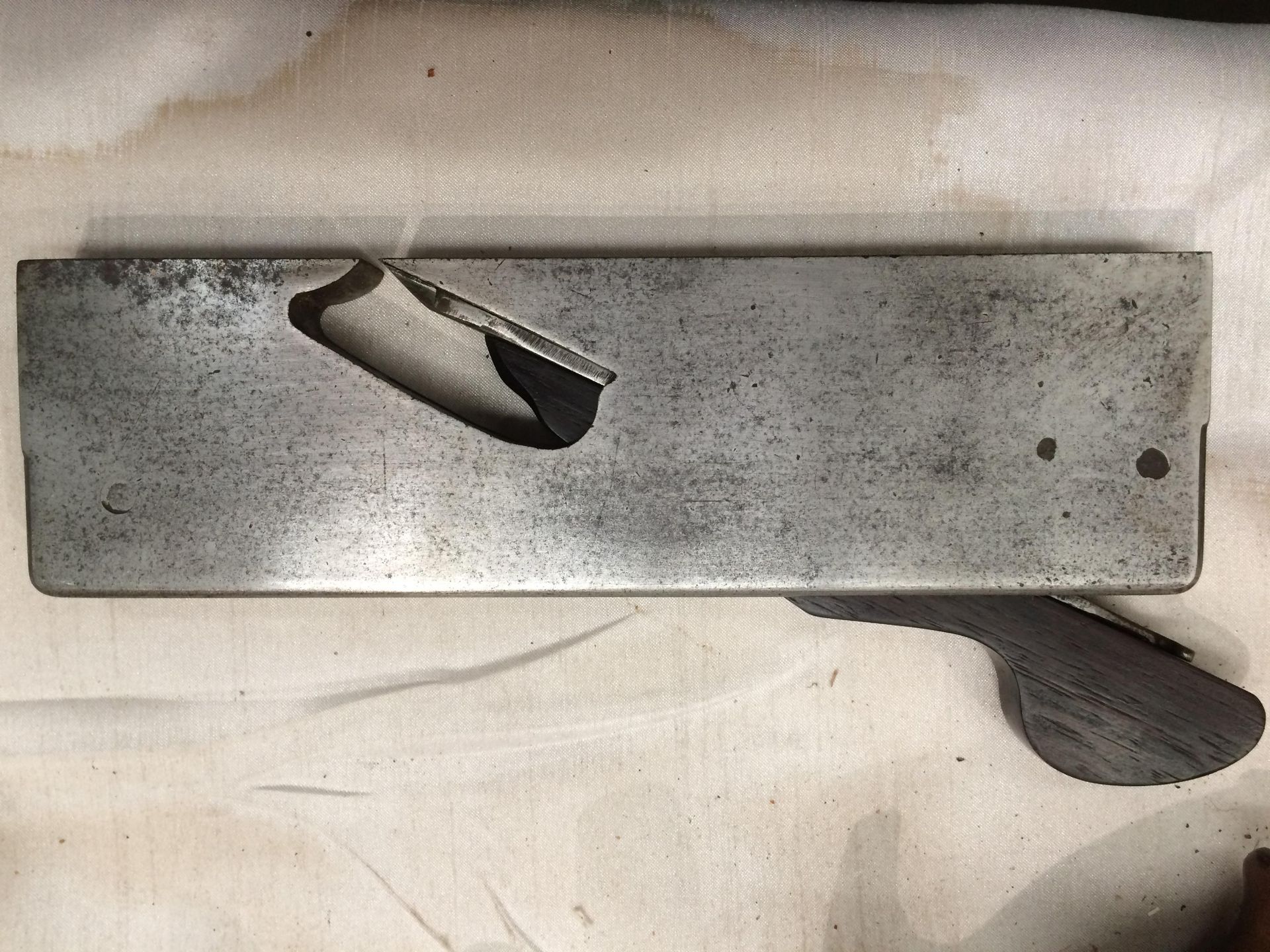 A steel rebate plane, 22cm long Further Information Front of plane states either J. - Image 4 of 6