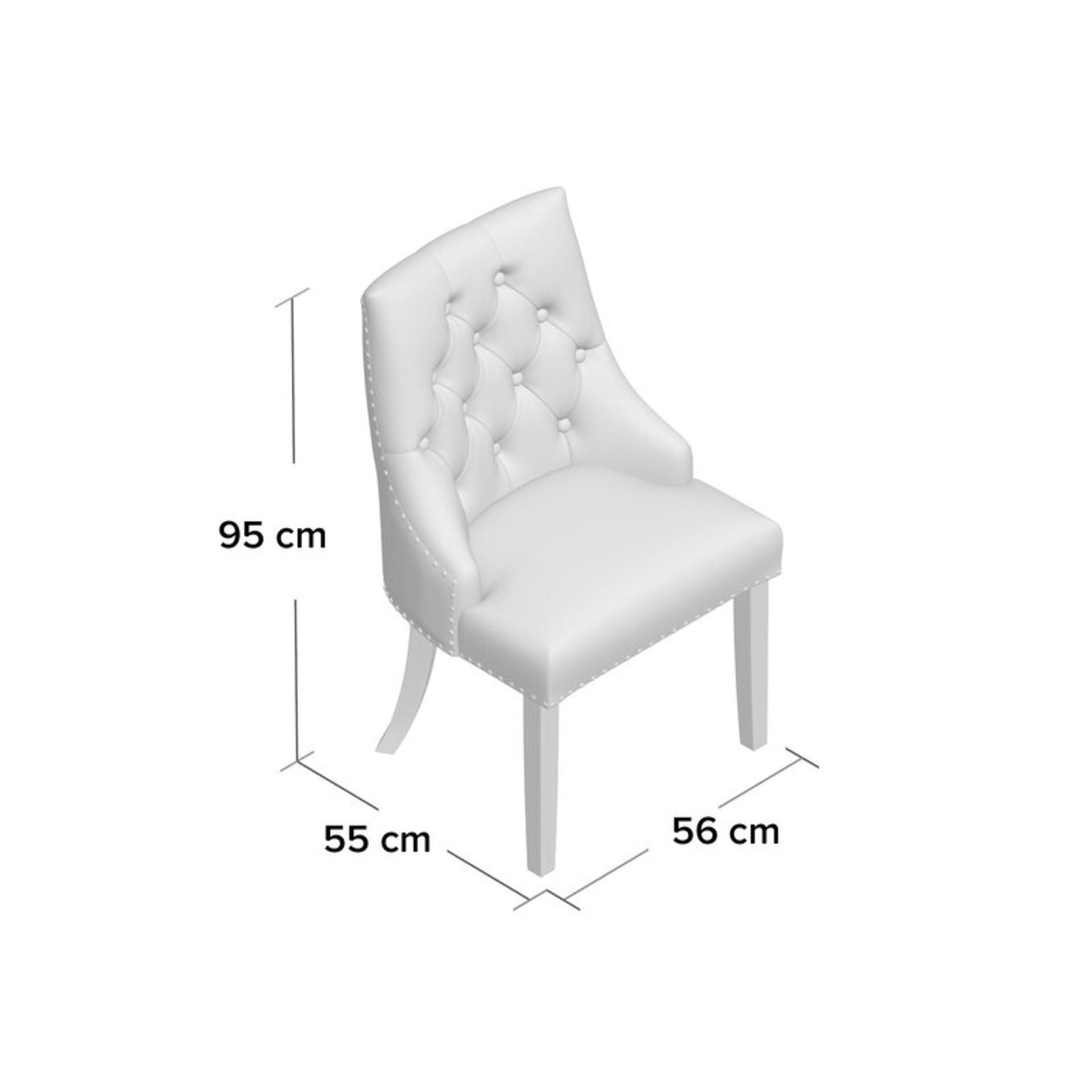 Three Posts Brannon Upholstered Dining Chair - Image 3 of 6