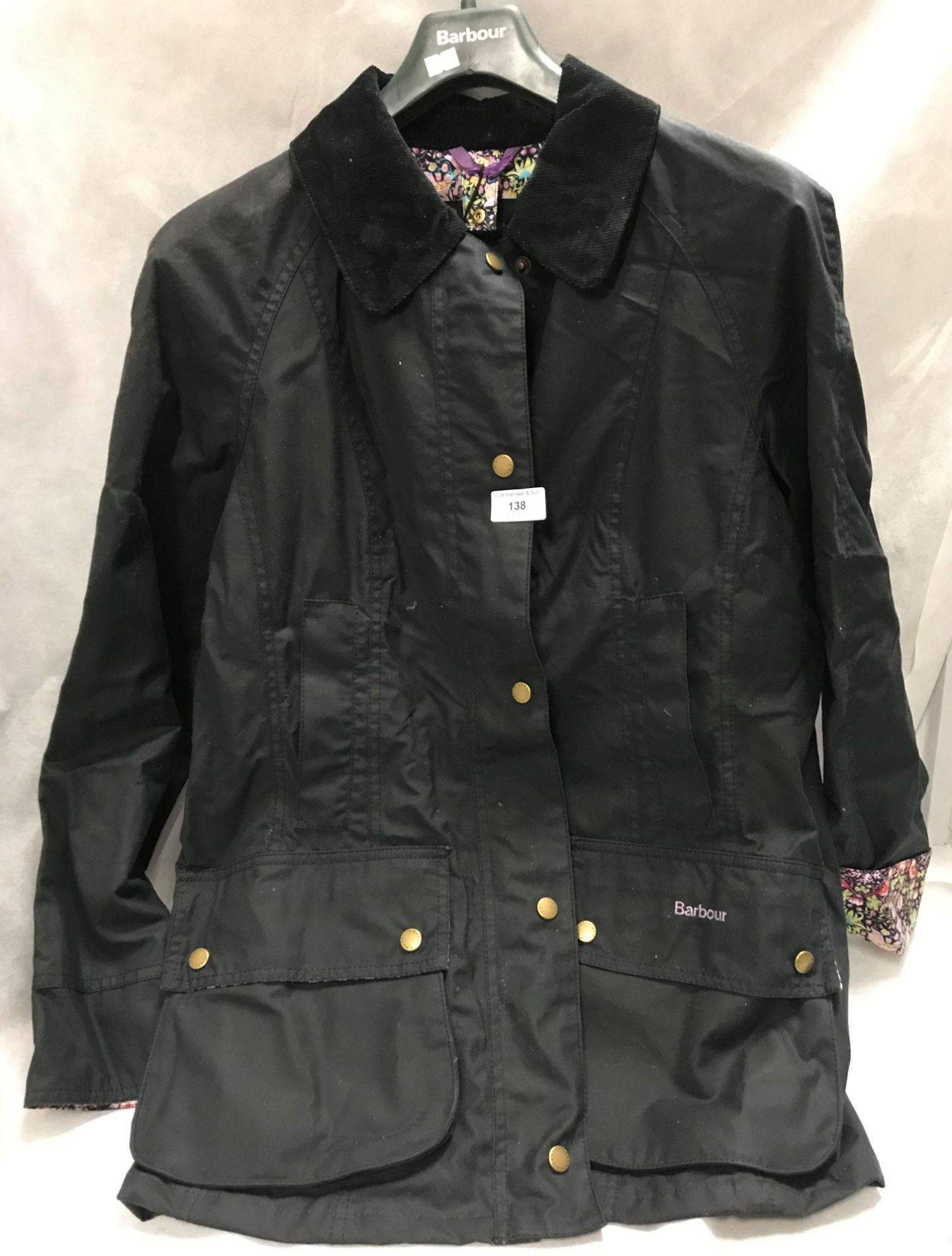 Ladies Liberty Beadnell Barbour wax coat RRP £220 size 12 (unpackaged,