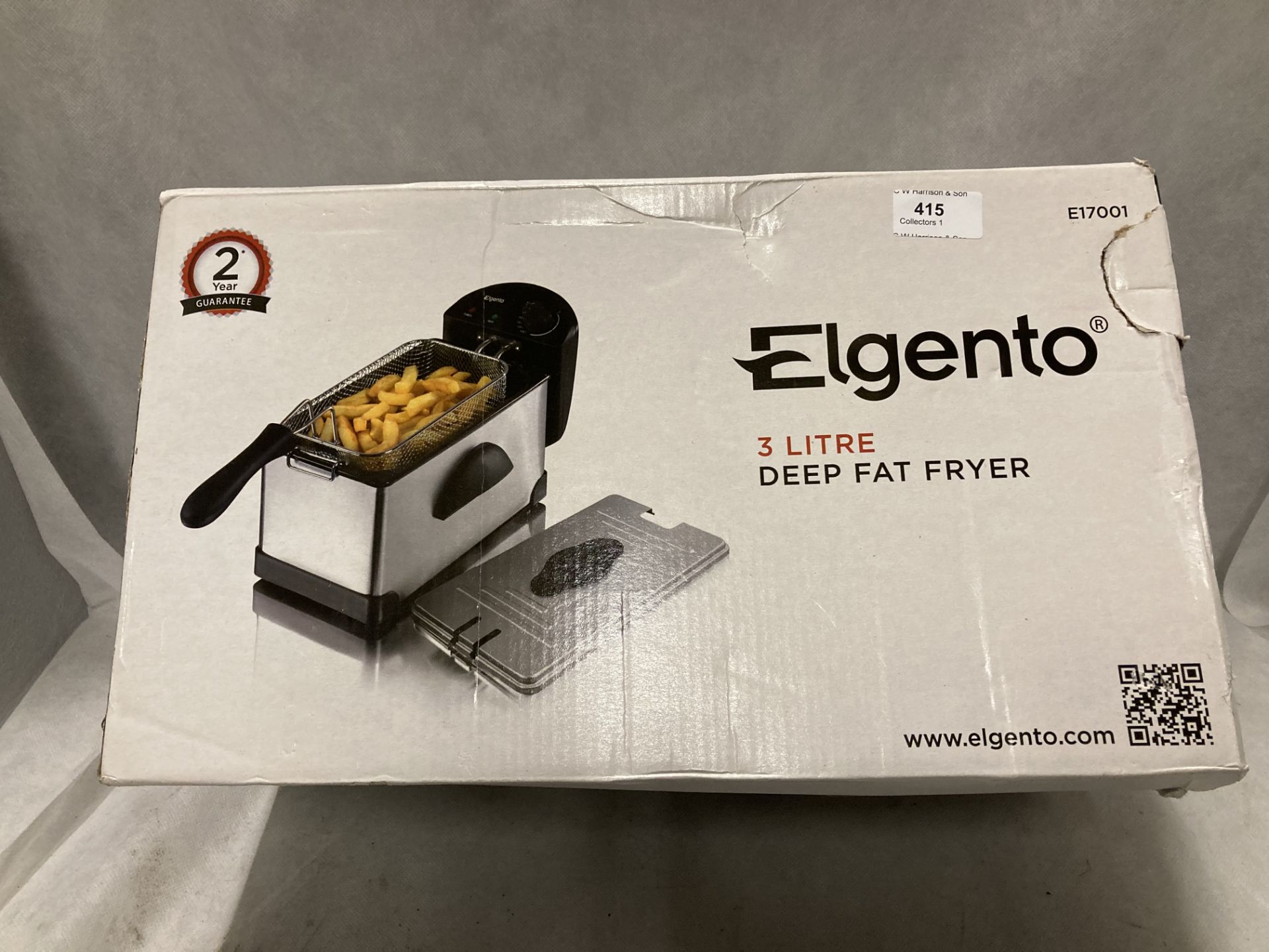 Elgento 3 litre deep fat fryer