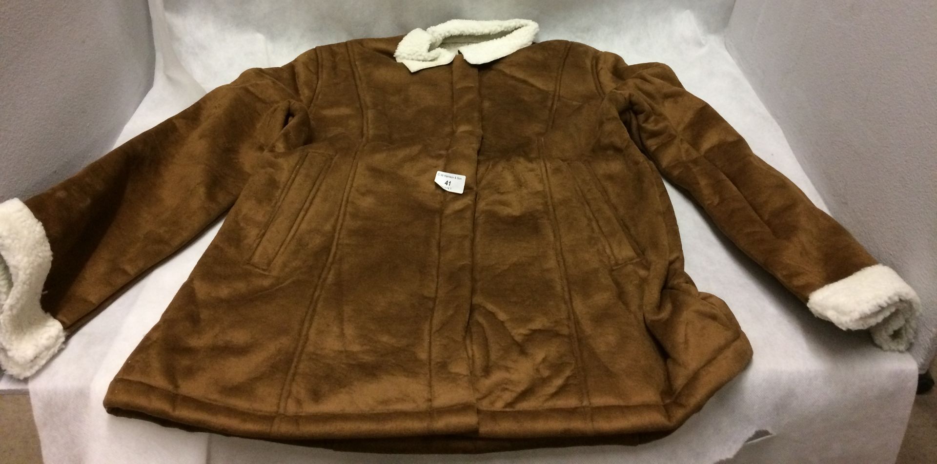 Ladies large sheepskin coat (possibly size 12)