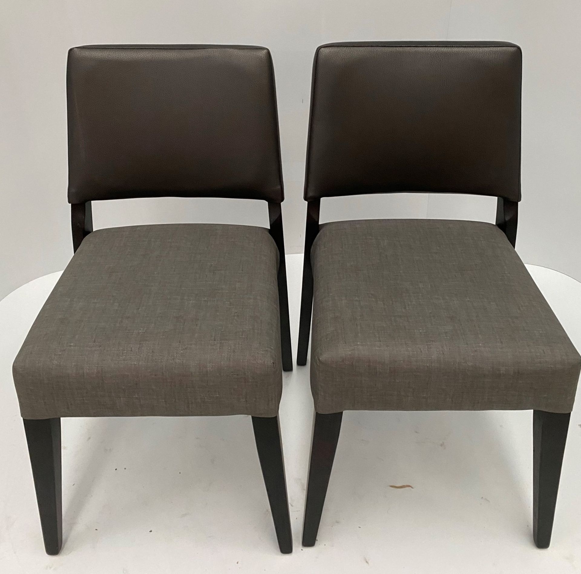 2 x Reuben fully upholstered side/dining chairs.