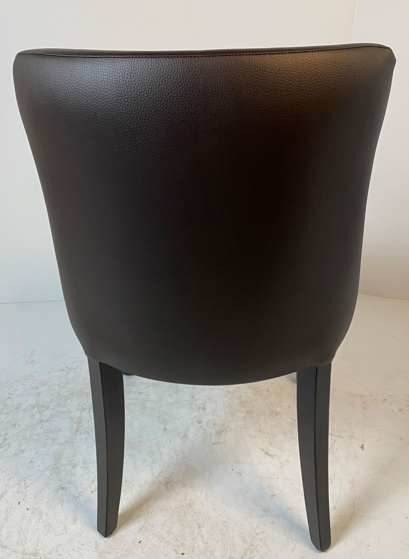 A Leona XL Dollaro A63 side/dining chair with Wenge coloured frame - Image 3 of 4