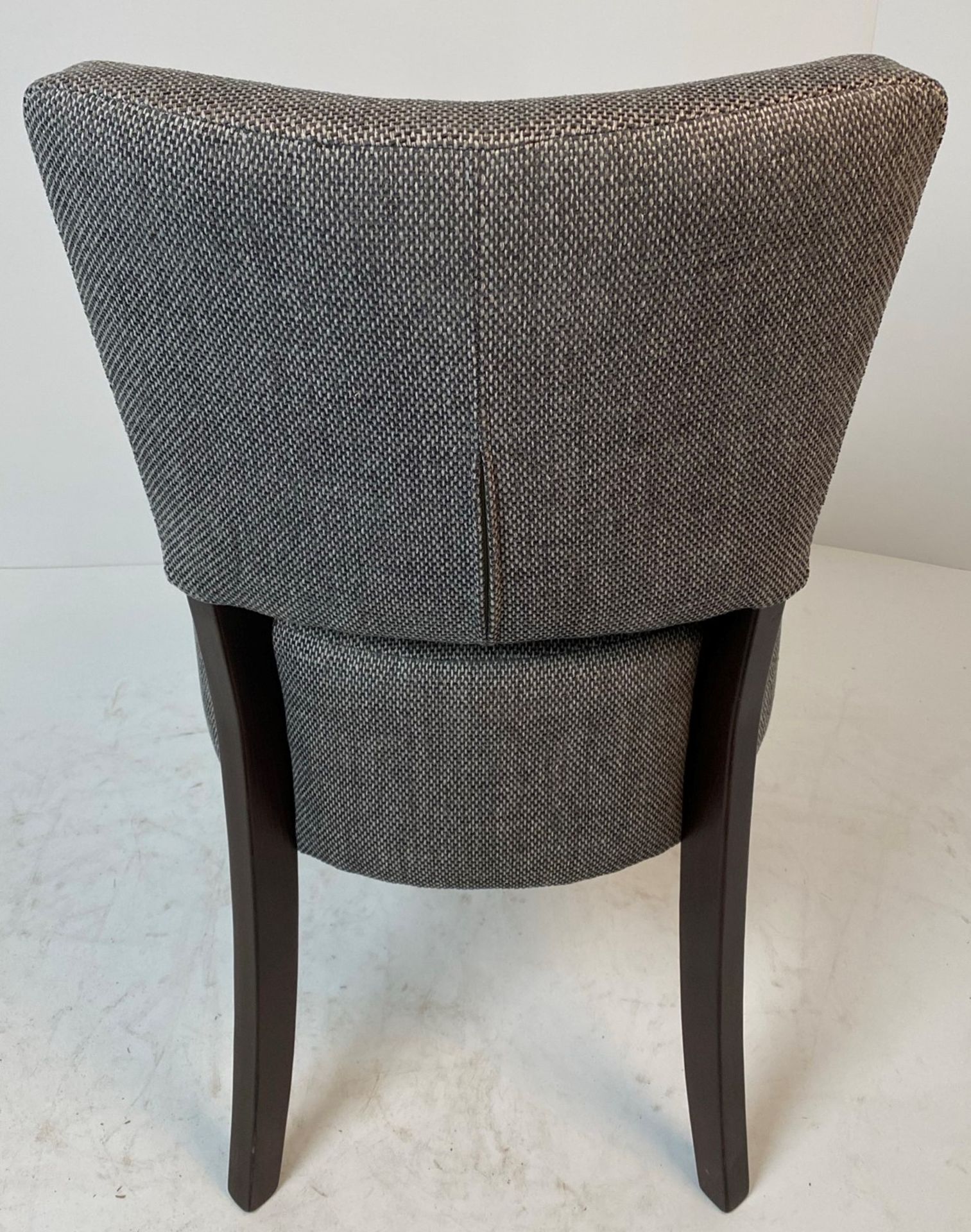 A Memphis J Brown 50 Storm/Harley Col 50 Storm side/dining chair with walnut coloured frame - Image 3 of 4