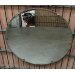 Circular wall mirror, 50cm diameter