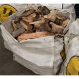 A large builder's bag of dried logs (subject to 5% VAT)