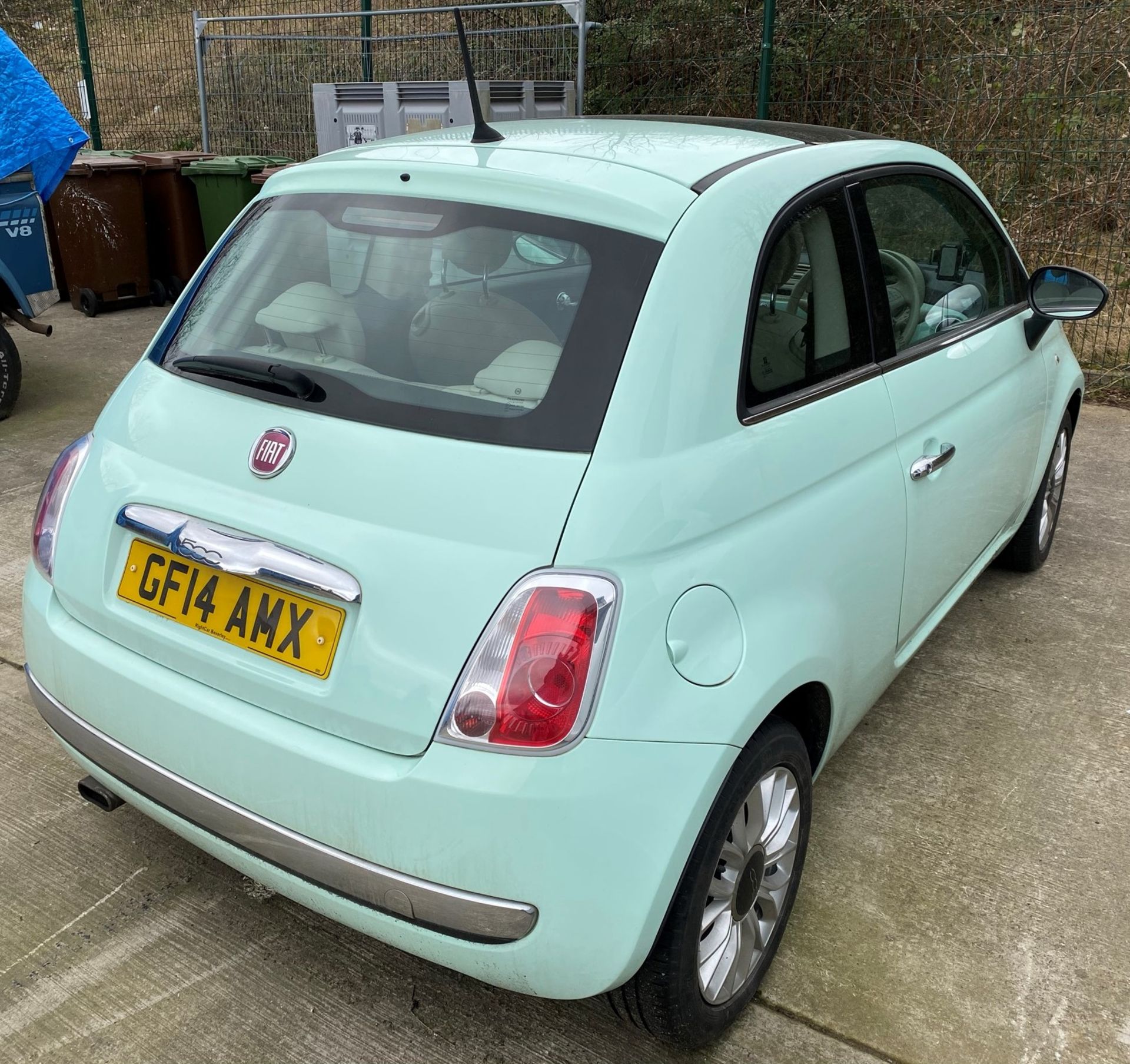 SEIZED VEHICLE FIAT 500 THREE DOOR HATCHBACK - Petrol - Light Green Reg No: GF14 AMX Rec Mileage: - Image 7 of 11