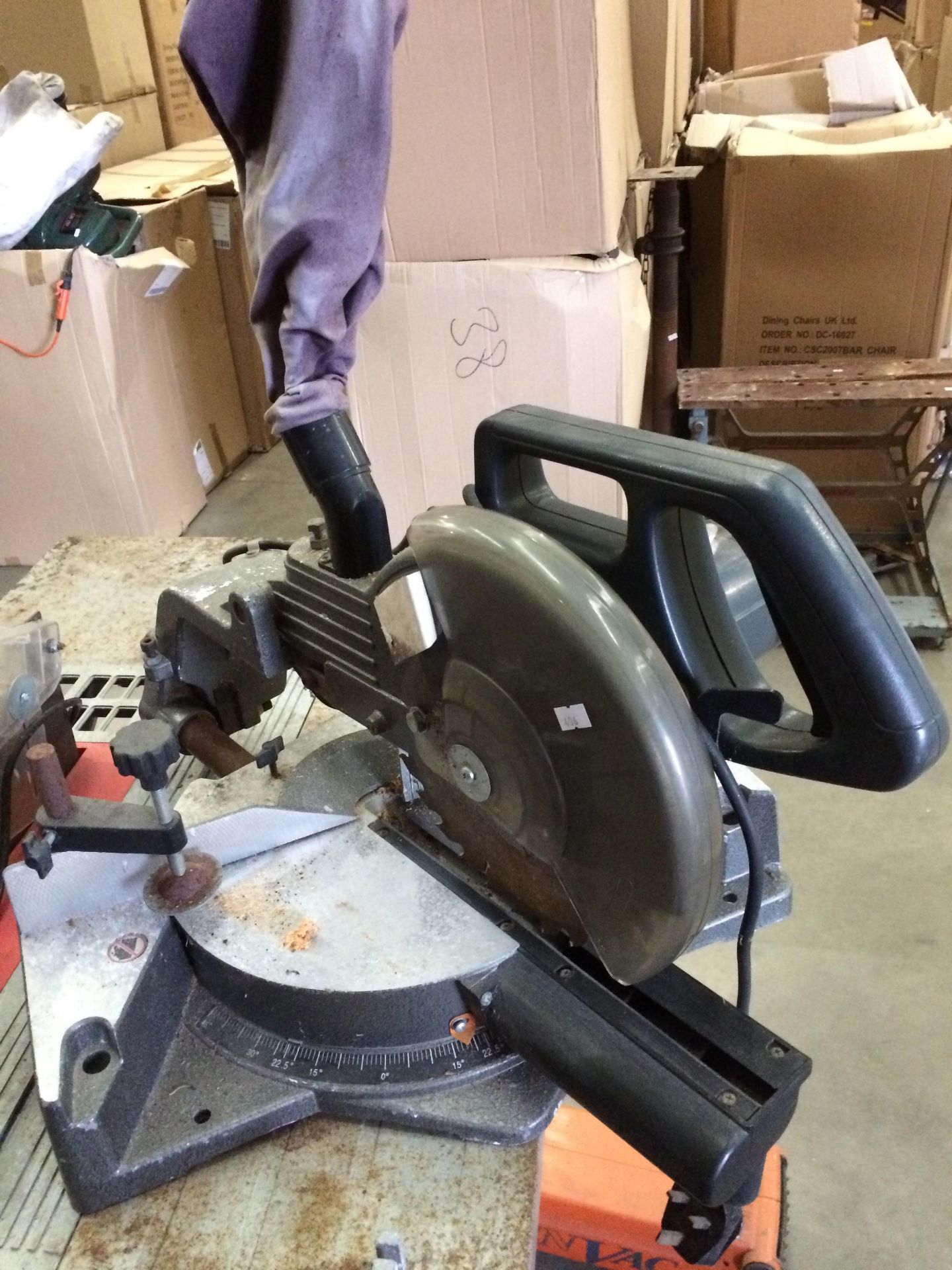 A Pro Performance PP250MS 1800 watt table top radial arm mitre saw - Image 2 of 2