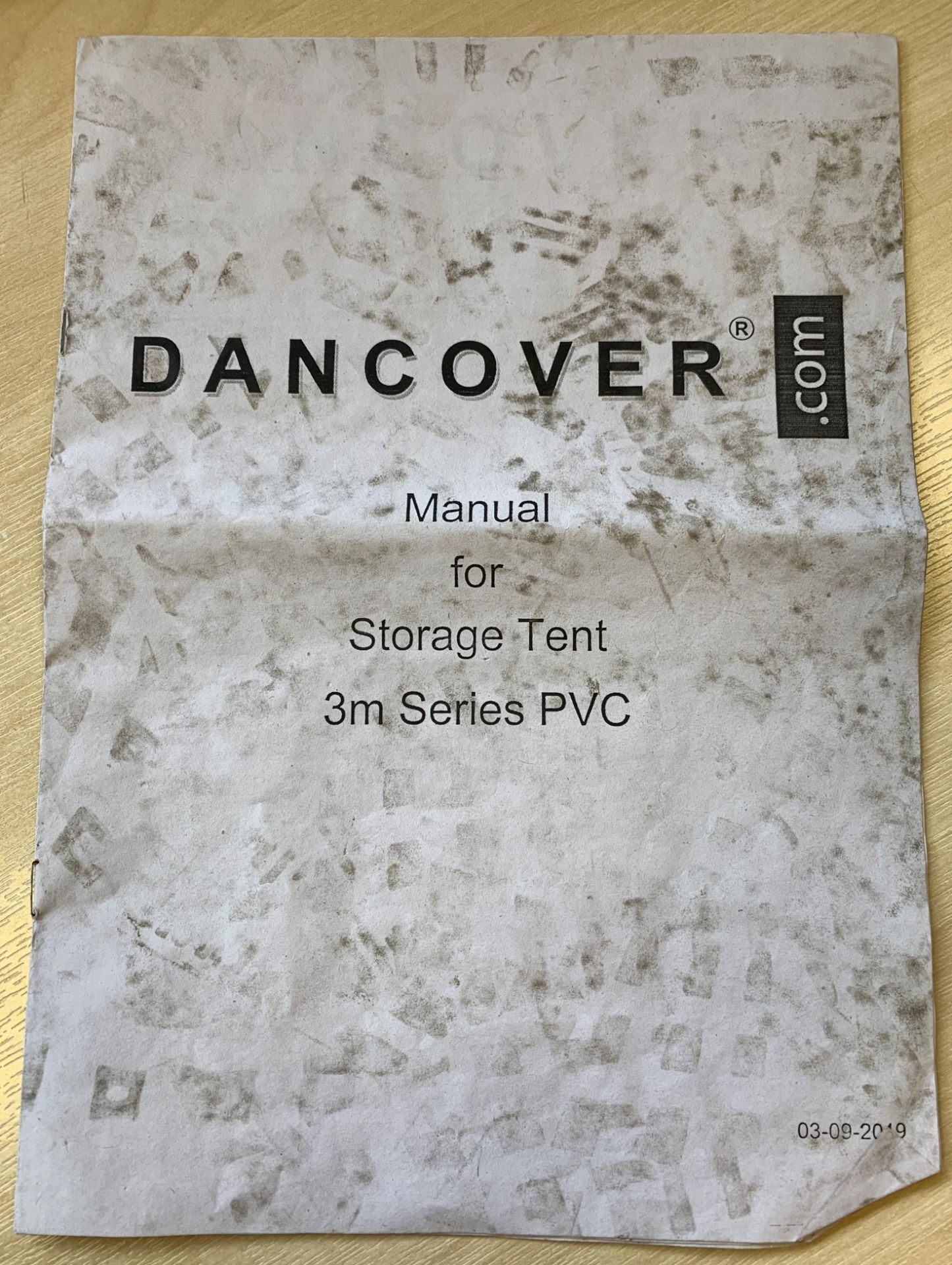 A DANCOVER - 3M storage tent - galvanised frame, - Image 7 of 9