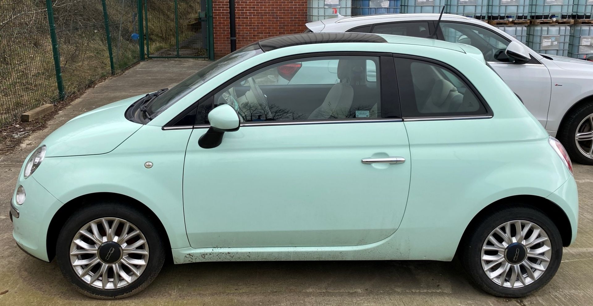 SEIZED VEHICLE FIAT 500 THREE DOOR HATCHBACK - Petrol - Light Green Reg No: GF14 AMX Rec Mileage: - Image 4 of 11