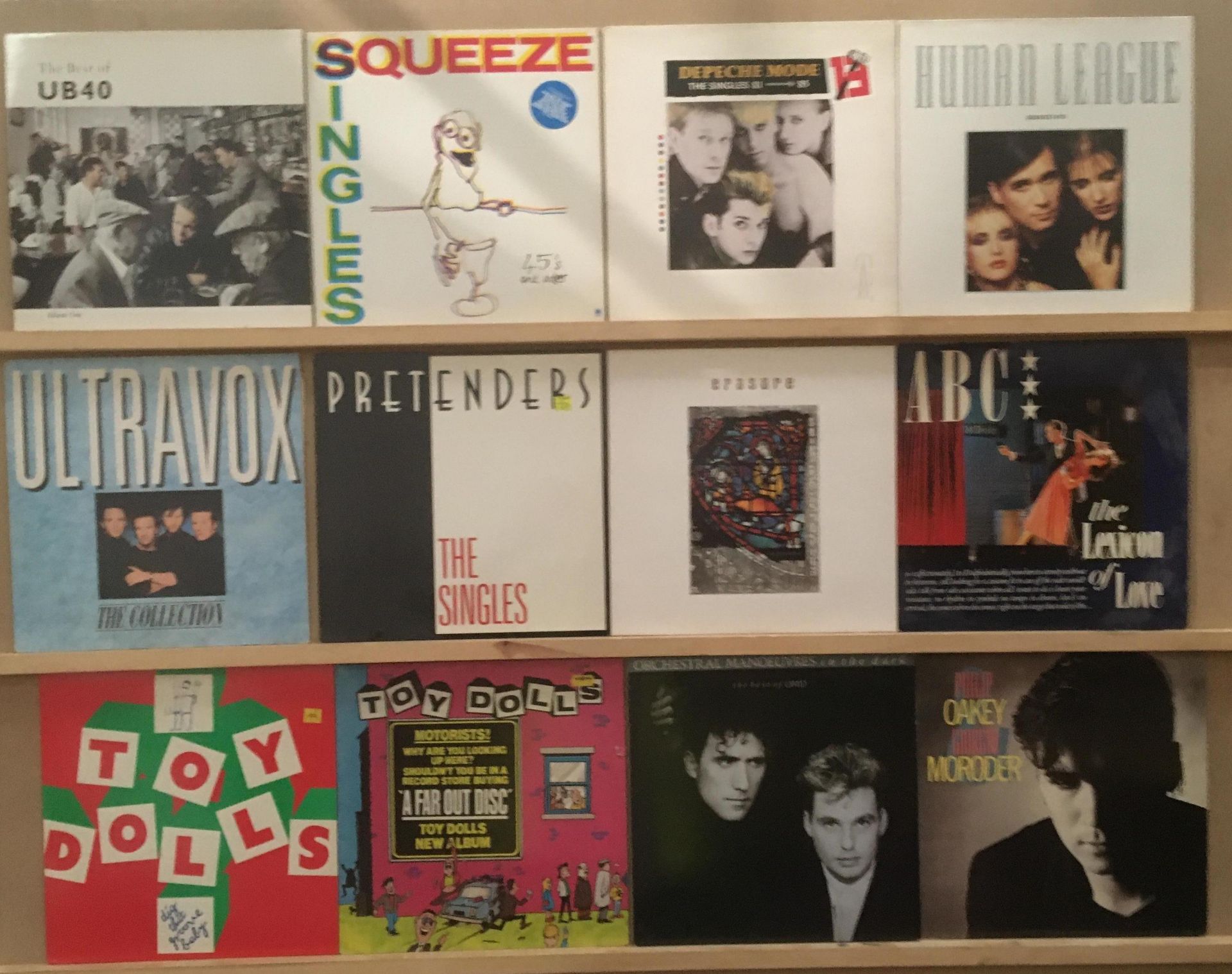 12 New Wave LPs, Toy Dolls (2), Orchestral Manoeuvres in the Dark,