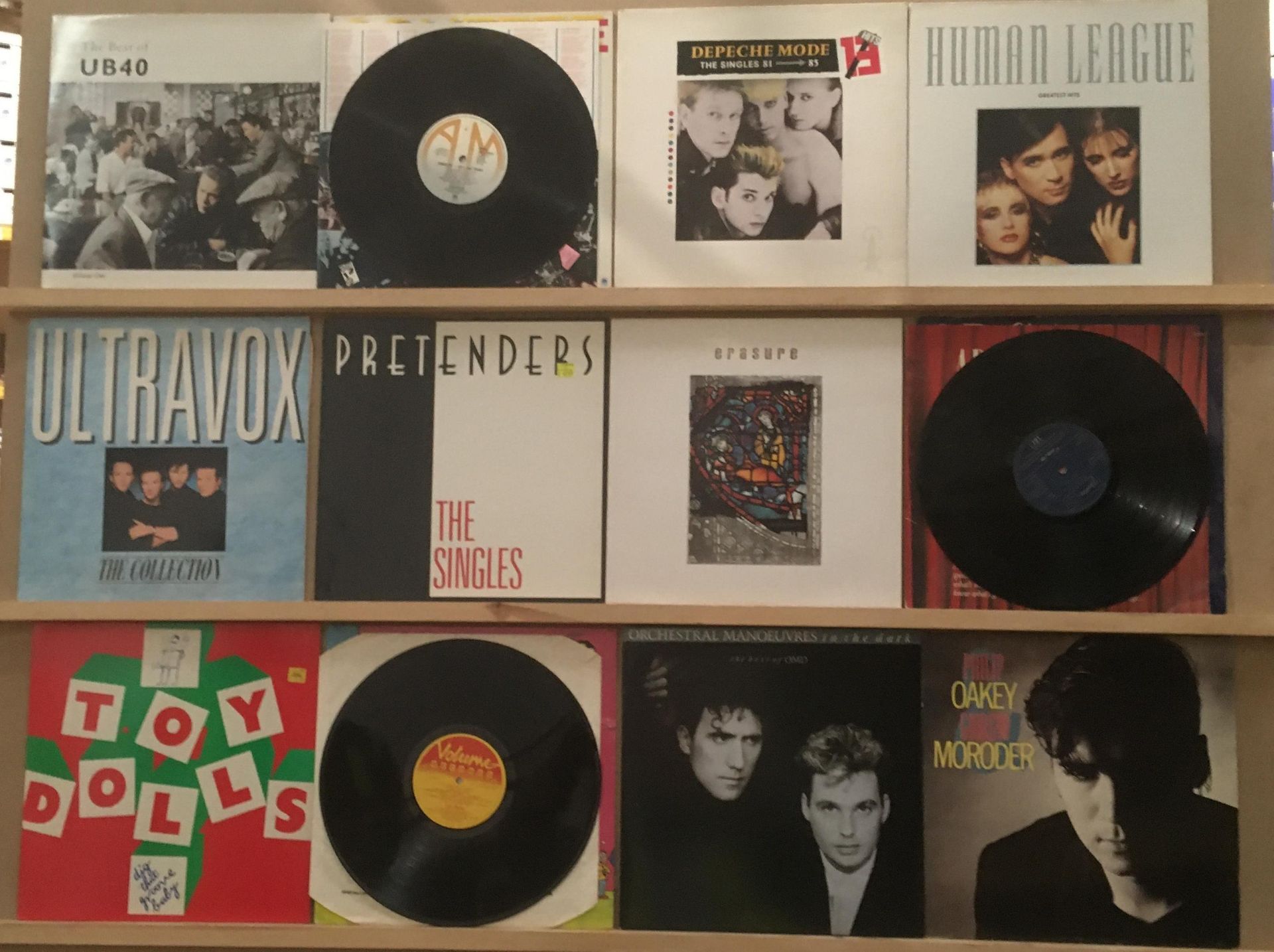 12 New Wave LPs, Toy Dolls (2), Orchestral Manoeuvres in the Dark, - Image 2 of 2