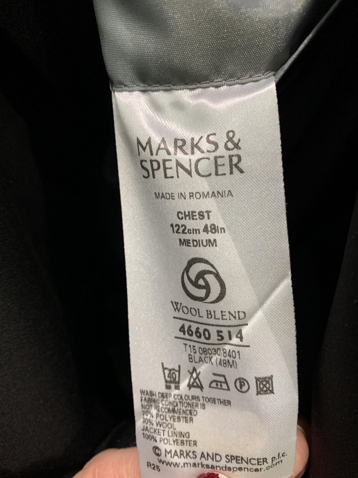 From a deceased estate - two black dinner jackets by M&S, - Image 3 of 3