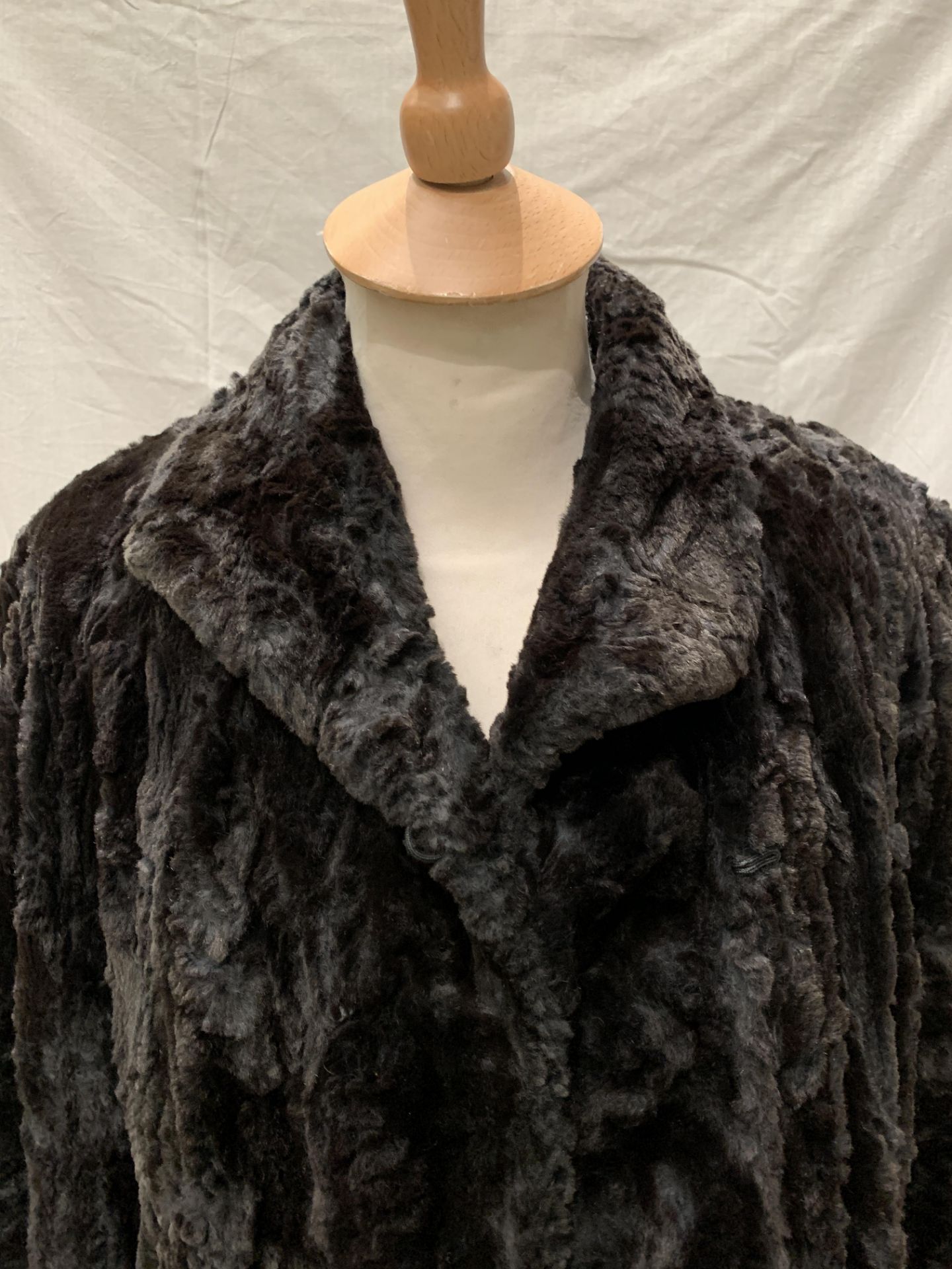 From a deceased estate - a lady's black short fur jacket, - Image 2 of 3