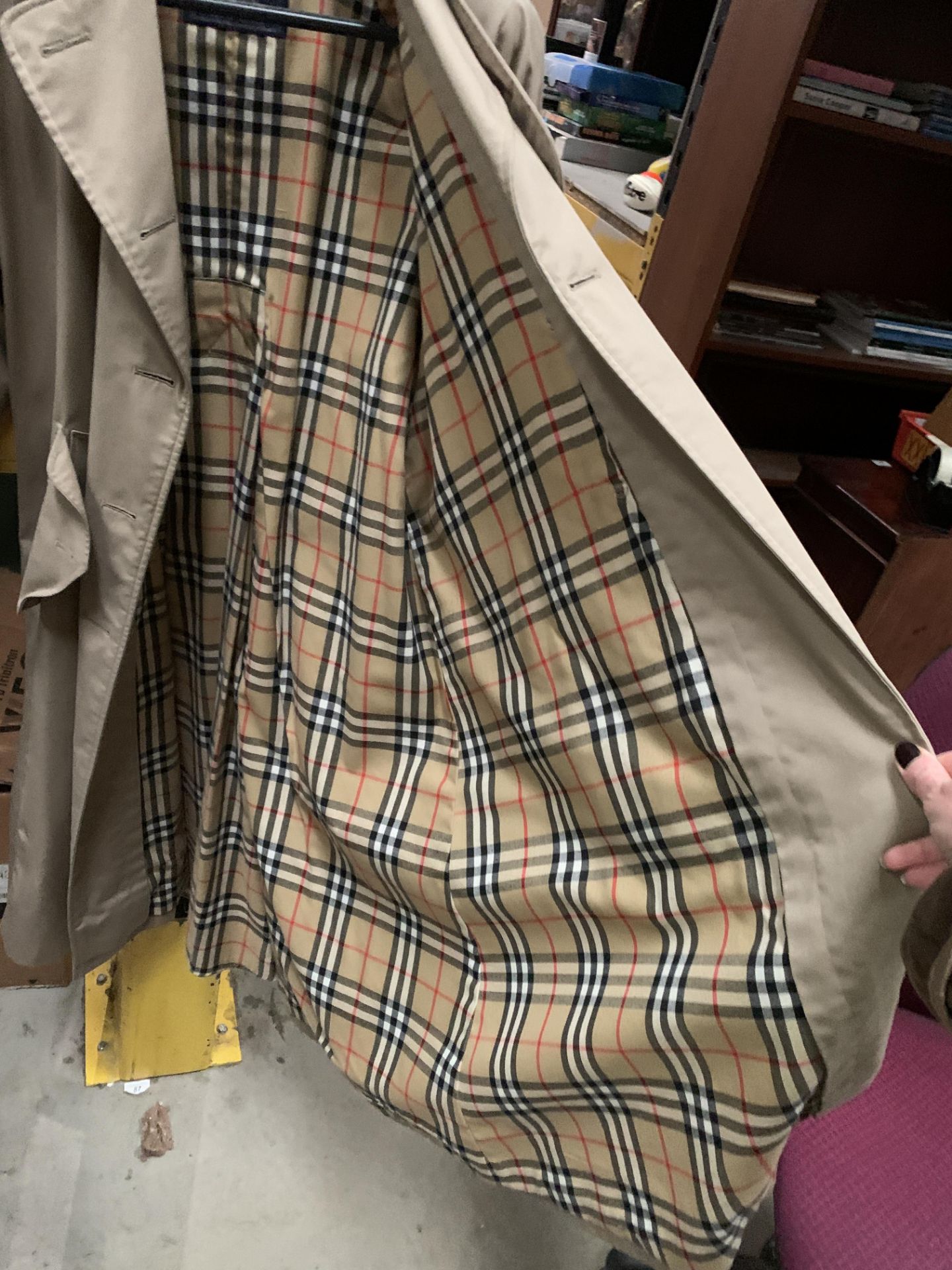 From a deceased estate - a Burberrys lady's beige mackintosh, size 10R, - Image 9 of 11