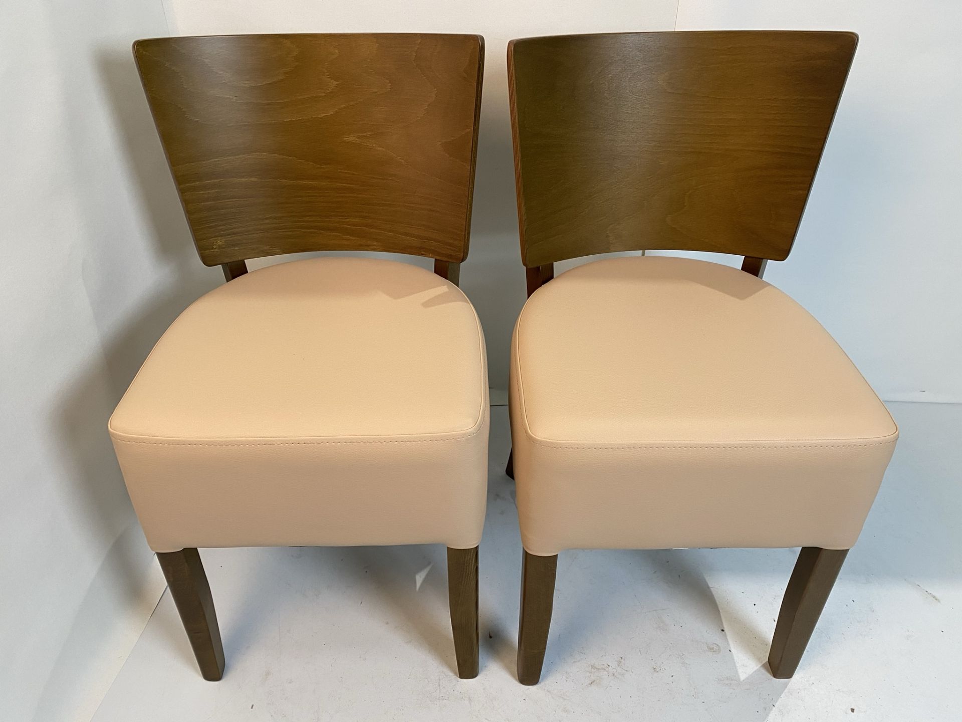 2 x Rebecca Vena BE-10 dining/side chairs with B.