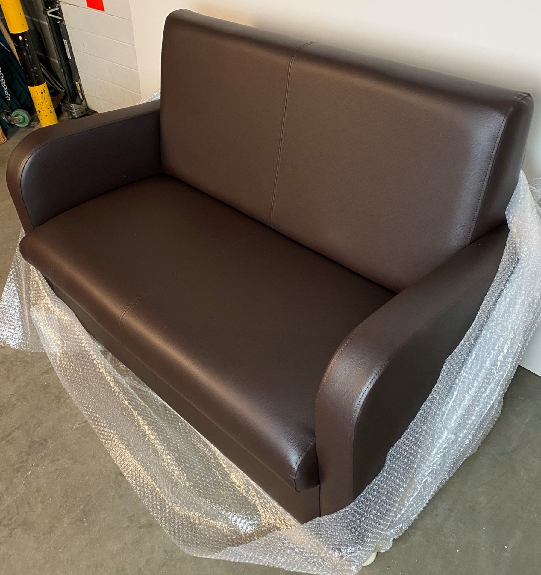 A Retro Vena BR-5 Dark Brown 2 seater sofa with B. - Image 3 of 8