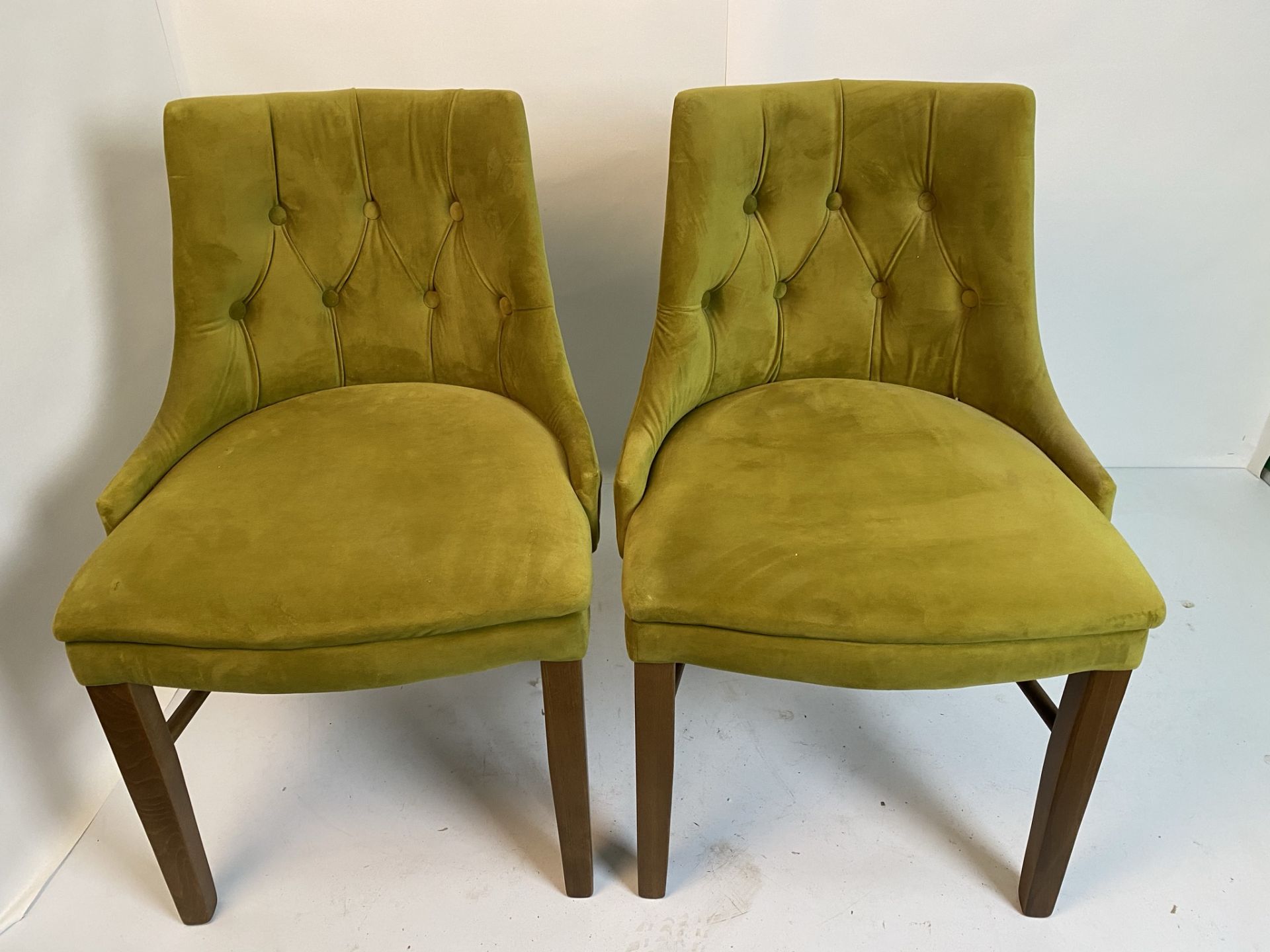 2 x Semi-Fredo Panaz Aston Green with clear lacquered frames