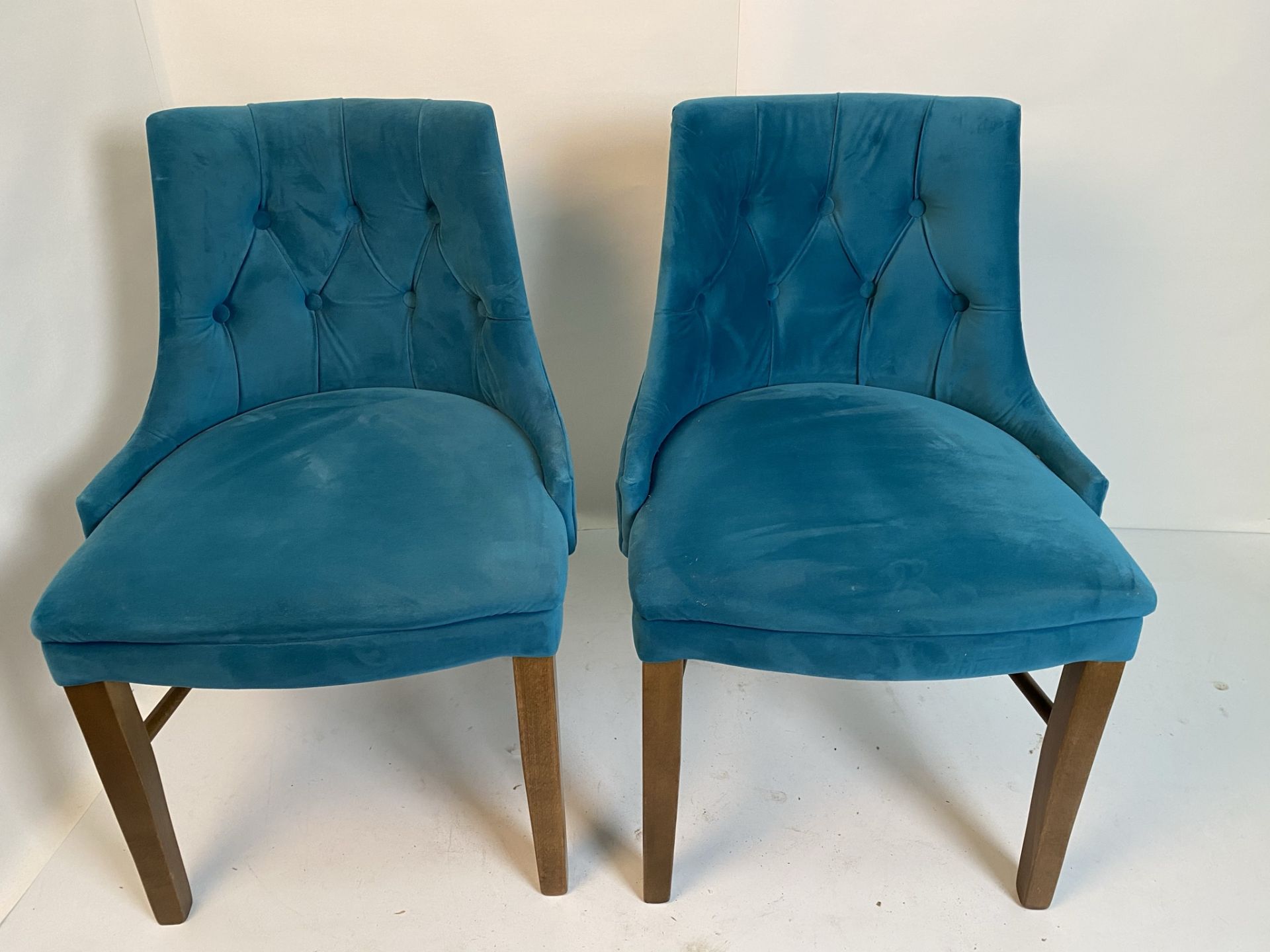 2 x Semi-Fredo Panaz Aston Blue with clear lacquered frames