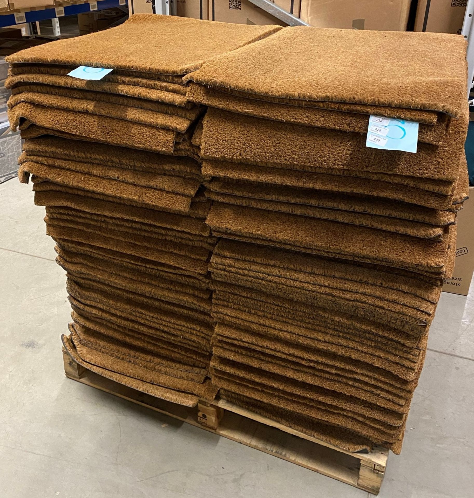 10 x Extra large rubber backed Coir door mats (90cm x 60cm) - Image 6 of 6