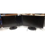 Two Iiyama Prolite E2483HS 24" monitors *please note this lot is subject to VAT