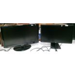 A Samsung Syncmaster 2333 23" monitor and an HP Elite display E221A 22" monitor *please note this