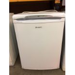 A Hotpoint frost free under counter freezer