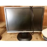 A Viewsonic VA20116W 20" monitor *please note this lot is subject to VAT