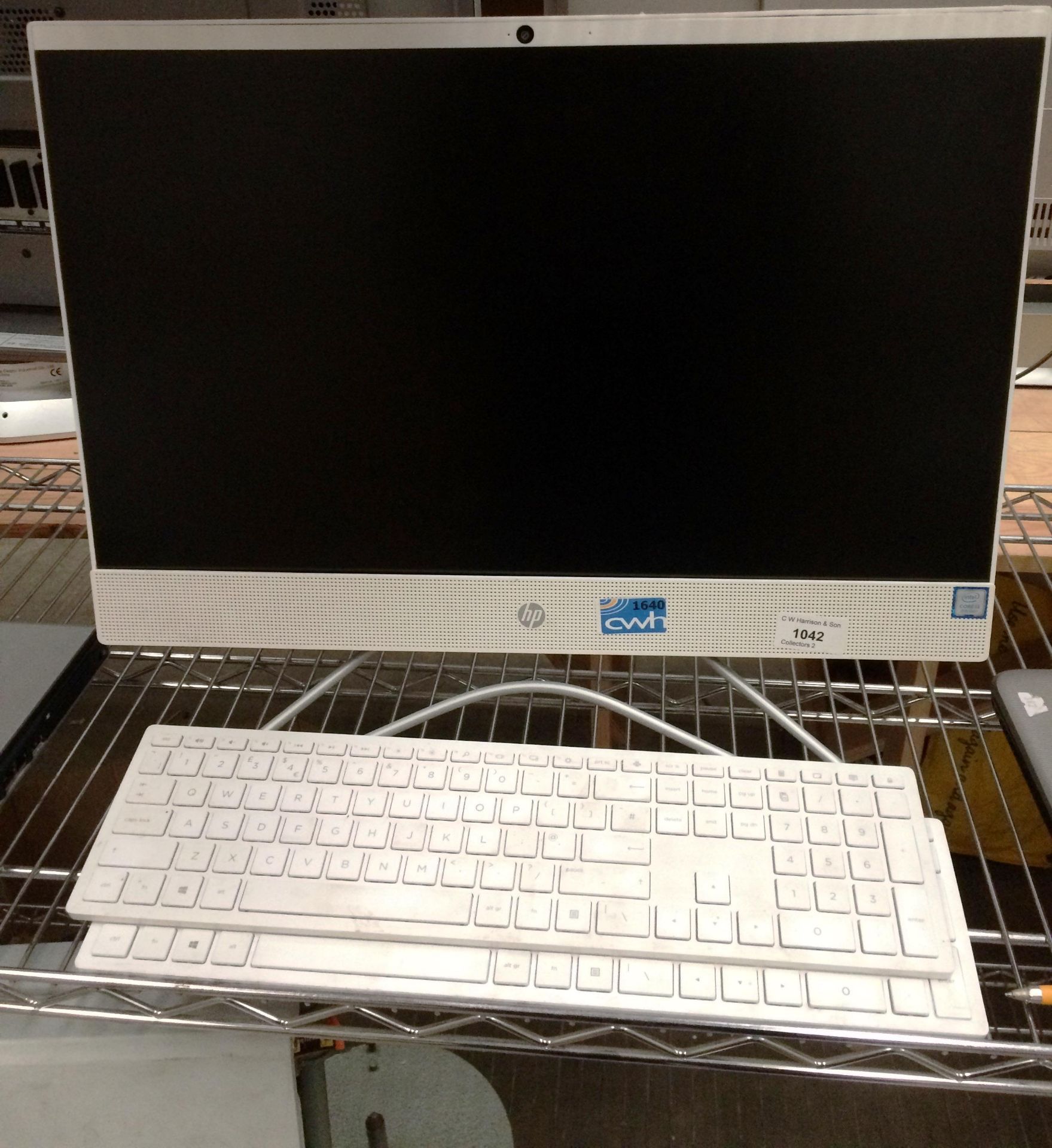 An HP All-in-one 22 desktop computer 13 2.