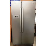 An LG American style tall fridge freezer model no: GWB207FLQA in grey Further